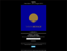 Tablet Screenshot of menschband.com